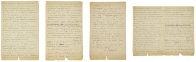 Brief van Vincent van Gogh en Paul Gauguin aan Emile Bernard door Vincent van Gogh